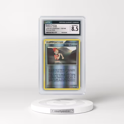 2008 Legends Awakened #130/146 Buck's Training - Reverse Holo (CGC 8.5 NM-MT+)