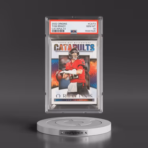 2022 Panini Origins Catapults #CAT3 Tom Brady (PSA 10 GEM MINT)