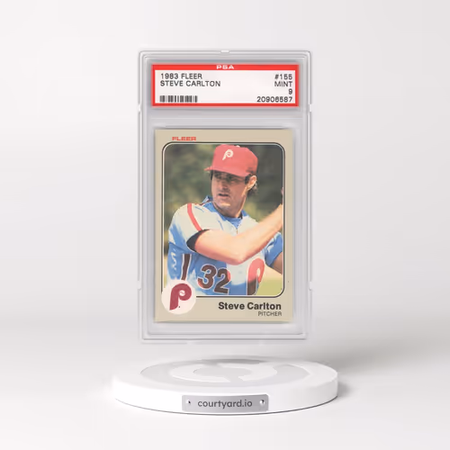 1983 Fleer #155 Steve Carlton (PSA 9 MINT)