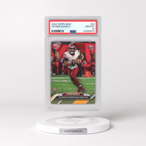 2024 Topps Now #24 Jayden Daniels (PSA 10 GEM MINT)