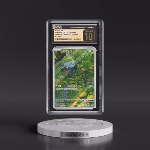 2023 Pokémon Card 151 #166/165 Bulbasaur - Art Rare Holo (CGC 10 PRISTINE)