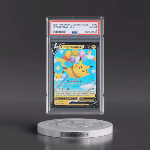 2021 Pokémon Celebrations #006 Flying Pikachu V - Holo (PSA 8 NM-MT)