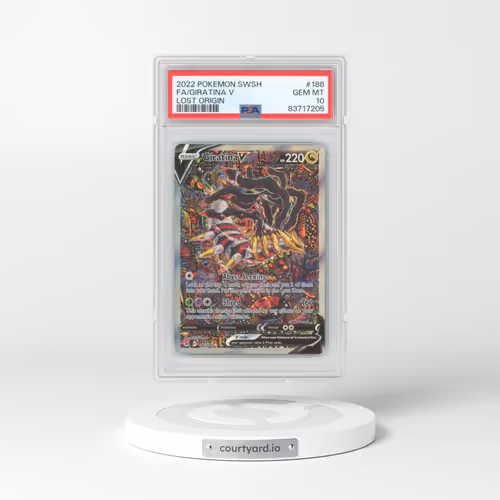 2022 Pokémon Sword & Shield Lost Origin #186 Giratina V - Holo Full Art (PSA 10 GEM MINT)