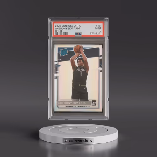2020 Panini Donruss Optic #151 Anthony Edwards - Holo (PSA 9 MINT)
