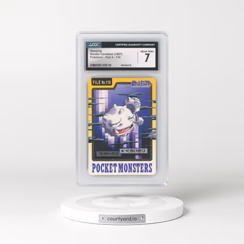 1997 (Pocket Monsters on Bottom) Part 4 #110 Weezing (CGC 7 NM)