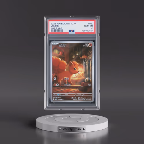 2025 Pokémon M1l-Mega Brave #067 Vulpix - Art Rare (PSA 10 GEM MINT)