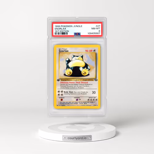 1999 Pokémon Jungle #27 Snorlax - 1st Edition (PSA 8 NM-MT)