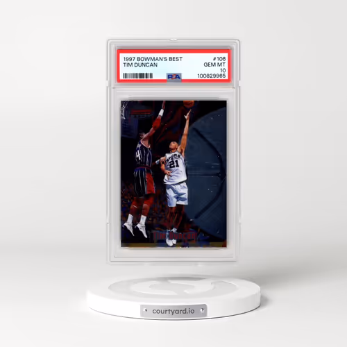 1997 Bowman's Best #106 Tim Duncan (PSA 10 GEM MINT)