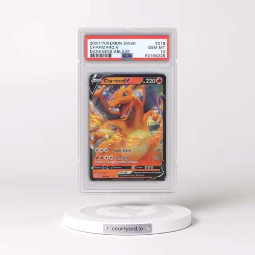 2020 Pokémon Sword & Shield Darkness Ablaze #019 Charizard V - Holo (PSA 10 GEM MINT)