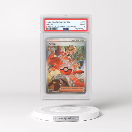 2024 Pokémon Paf EN-Paldean Fates #235 Arven - Special Illustration Rare (PSA 9 MINT)