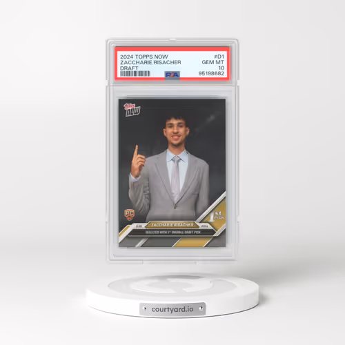 2024 Topps Now Draft #D1 Zaccharie Risacher (PSA 10 GEM MINT)