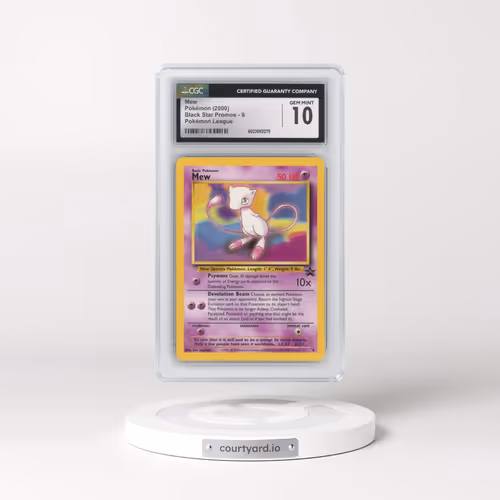 1999 Black Star Promos #8 Mew - Pokémon League (CGC 10 GEM MINT)
