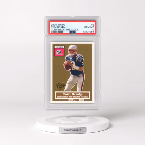 2005 Topps Turn Back the Clock #6 Tom Brady (PSA 10 GEM MINT)