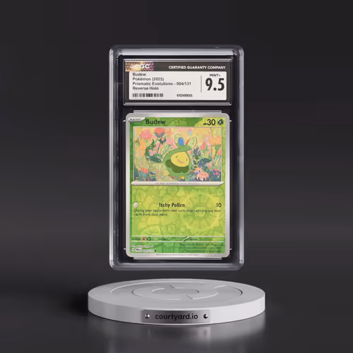 2024 Prismatic Evolutions - PRE EN #004/131 Budew - Reverse Holo (CGC 9.5 MINT+)