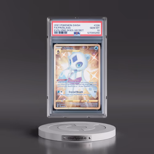 2021 Pokémon Sword & Shield Evolving Skies #226 Froslass - Full Art Secret (PSA 10 GEM MINT)
