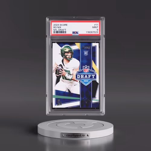 2024 Panini Score NFL Draft #11 Bo Nix (PSA 9 MINT)