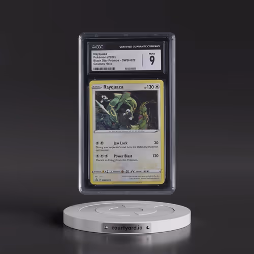 2017 Black Star Promos - Sword & Shield #SWSH029 Rayquaza - (Cosmos Holo) (CGC 9 MINT)