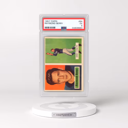 1957 Topps #94 Raymond Berry (PSA 5 EX)