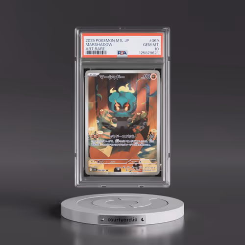 2025 Pokémon M1l-Mega Brave #069 Marshadow - Art Rare (PSA 10 GEM MINT)
