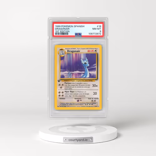 1999 Pokémon #18 Dragonair - 1st Edition (PSA 8 NM-MT)