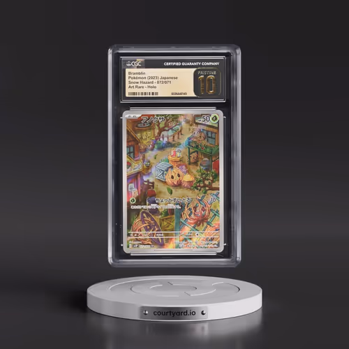 2023 Pokémon Sv2p-Snow Hazard #072 Bramblin - Art Rare (CGC 10 PRISTINE)
