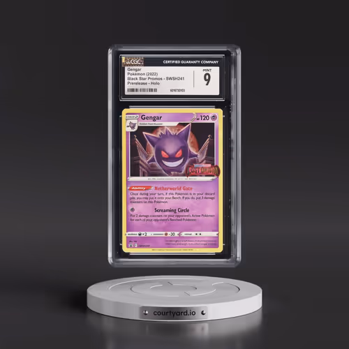 2017 Black Star Promos - Sword & Shield #SWSH241 Gengar - Lost Origin Prerelease (Holo) (CGC 9 MINT)