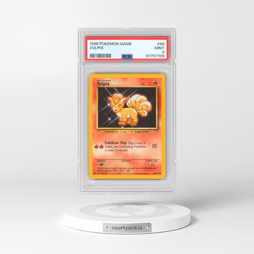 1999 Pokémon Game #68 Vulpix (PSA 9 MINT)