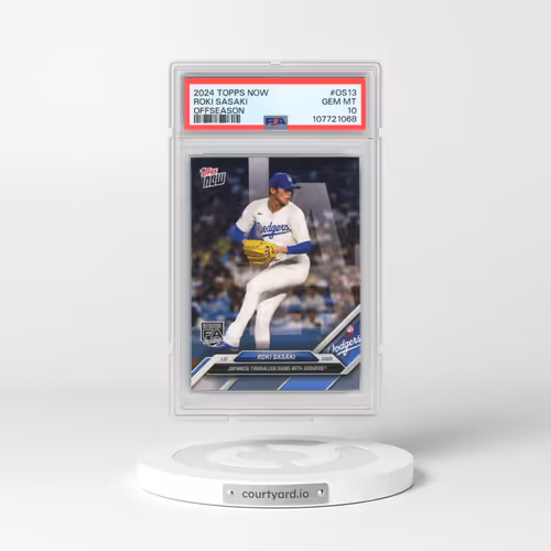2024 Topps Now Offseason #OS13 Roki Sasaki (PSA 10 GEM MINT)