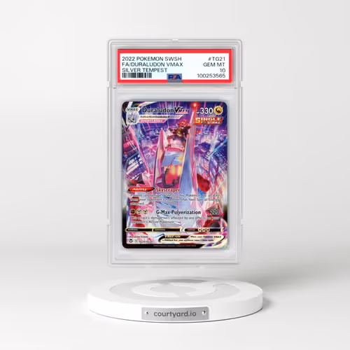 2022 Pokémon Sword & Shield Silver Tempest #TG21 Duraludon Vmax - Full Art (PSA 10 GEM MINT)