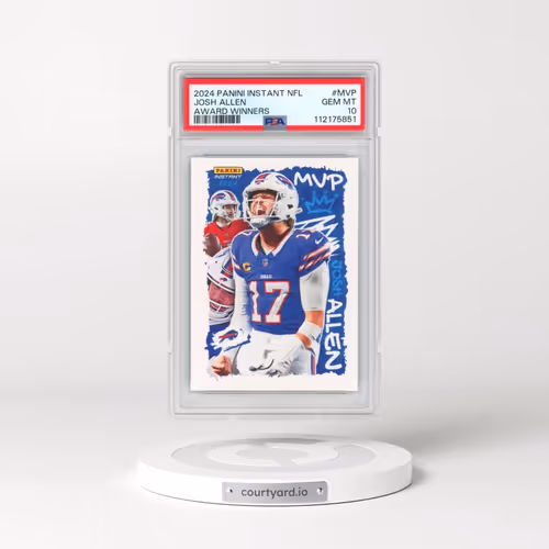 2024 Panini Instant NFL Award Winners #MVP Josh Allen (PSA 10 GEM MINT)