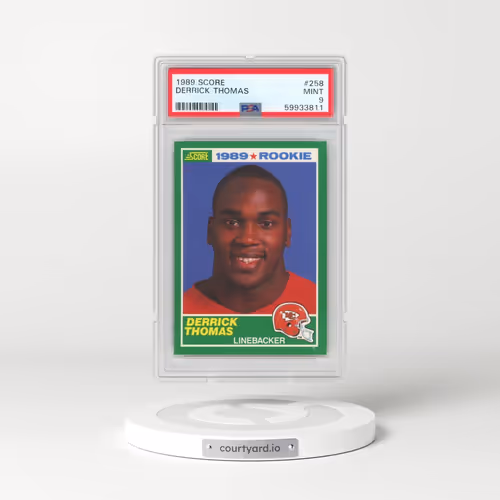 1989 Score #258 Derrick Thomas (PSA 9 MINT)