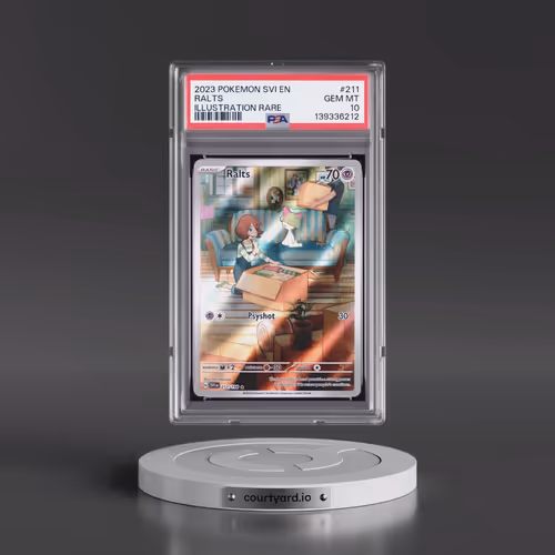 2023 Pokémon Svi EN-Scarlet & Violet #211 Ralts - Illustration Rare (PSA 10 GEM MINT)