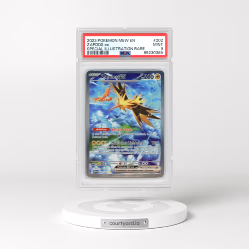 2023 Pokémon Mew EN-151 #202 Zapdos EX - Holo Special Illustration Rare (PSA 9 MINT)