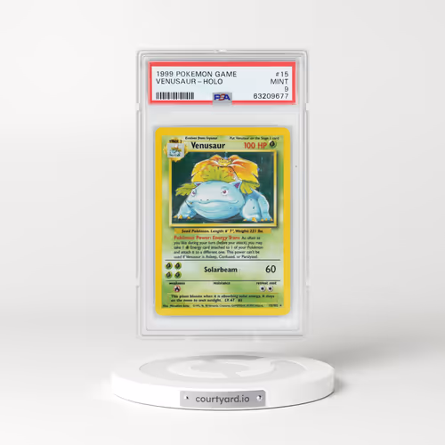 1999 Base Set #15 Venusaur - Holo (PSA 9 MINT)