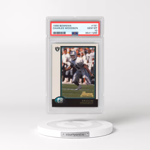 1998 Bowman #181 Charles Woodson (PSA 10 GEM MINT)