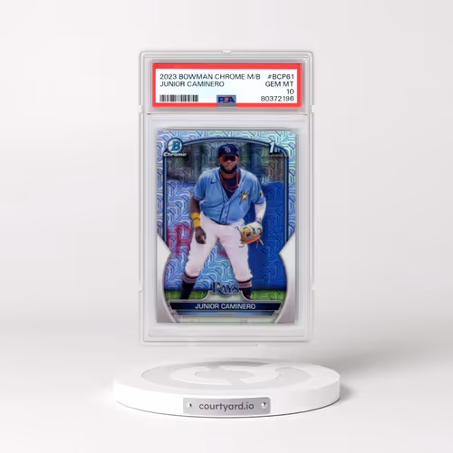 2023 Bowman Mega Box Chrome #61 Junior Caminero (PSA 10 GEM MINT)