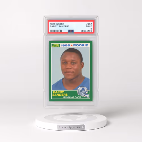 1989 Score #257 Barry Sanders (PSA 9 MINT)