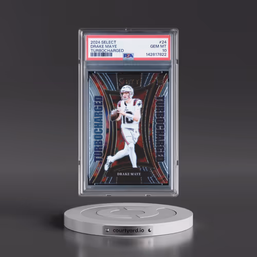 2024 Panini Select Turbocharged #24 Drake Maye (PSA 10 GEM MINT)