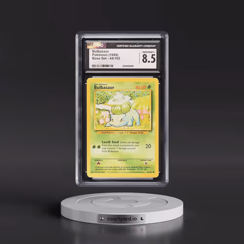 1999 Base Set #44/102 Bulbasaur (CGC 8.5 NM-MT+)