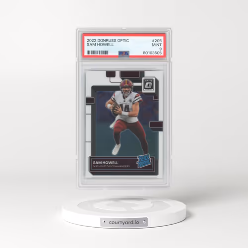 2022 Panini Donruss Optic #205 Sam Howell (PSA 9 MINT)