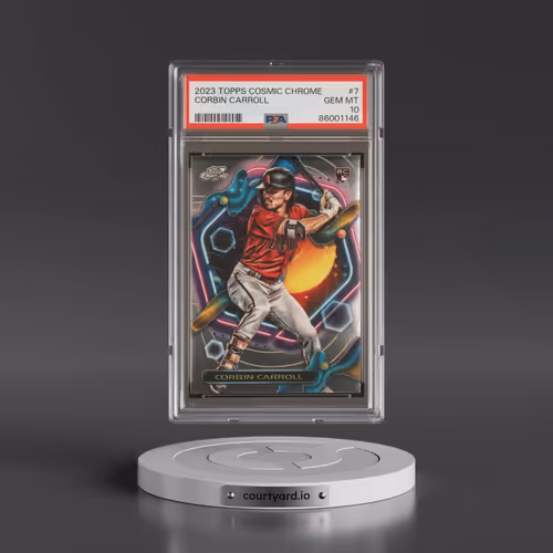 2023 Topps Cosmic Chrome #7 Corbin Carroll (PSA 10 GEM MINT)