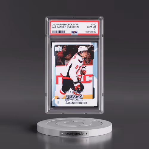 2008 Upper Deck MVP #300 Alexander Ovechkin (PSA 10 GEM MINT)