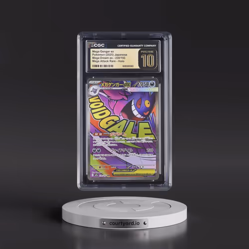 2025 Mega Dream ex - M2a #230/193 Mega Gengar ex - Mega Attack Rare Holo (CGC 10 PRISTINE)