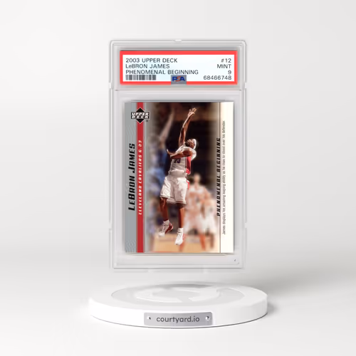 2003 Upper Deck Lebron James Phenomenal Beginnings #12 LeBron James (PSA 9 MINT)