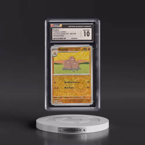 2023 Scarlet & Violet 151 - MEW EN #051/165 Dugtrio - Reverse Holo (CGC 10 GEM MINT)
