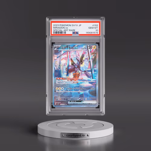 2023 Pokémon Sv1v-Violet EX #102 Miraidon EX - Holo Special Art Rare (PSA 10 GEM MINT)
