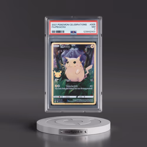 2021 Pokémon Celebrations #005 Pikachu - Full Art (PSA 7 NM)