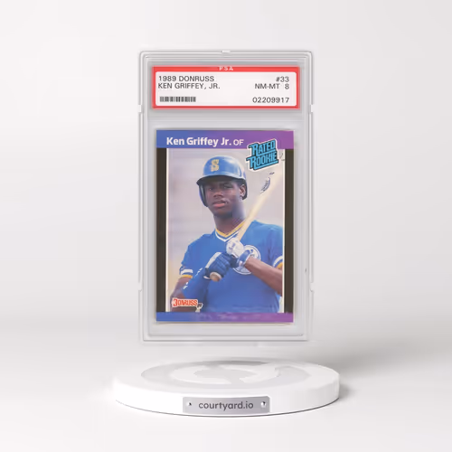 1989 Donruss #33 Ken Griffey Jr (PSA 8 NM-MT)