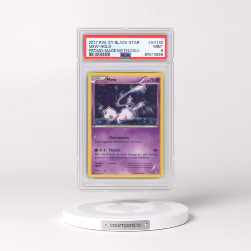 2017 Pokémon XY Black Star Promo #XY192 Mew - Holo Magearna Mythical Collection (PSA 9 MINT)