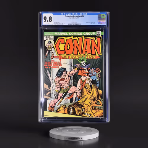Conan the Barbarian #34 CGC 9.8 White Pages (Marvel Comics, 1/74) - Universal